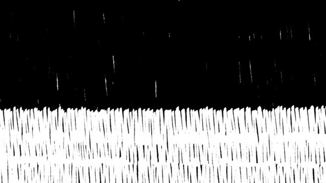 コントラスト　モノクロ　背景　ボールペン　版画風