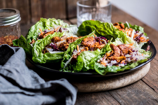 Lettuce taco shells