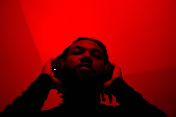 listening music