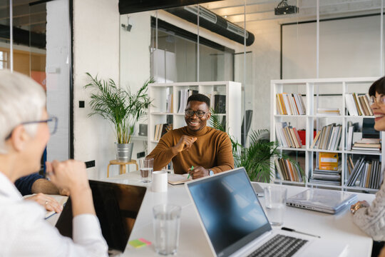 Businesspeople having a meeting in the office 