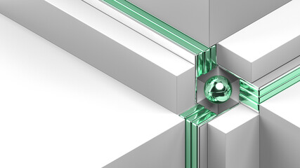 Сomposition with a sphere.