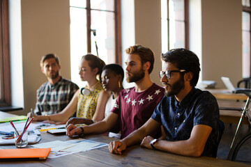 Creative business people meeting in office