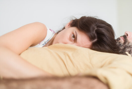 Mysterious girlfriend portrait