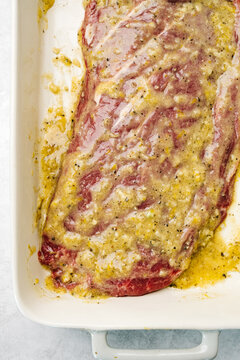 Marinating Flat Iron Steak
