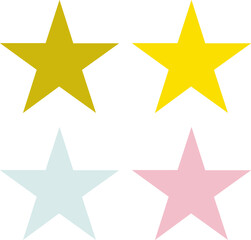 Collection star,Icon Vector,Logo illustration,Star web site, mobile app,Star design
