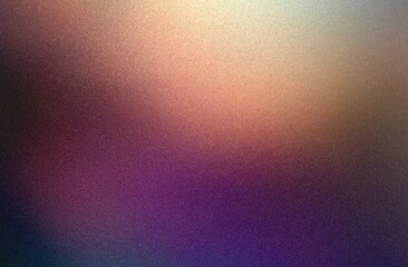 Purple iridescent sheen dark texture. Violet pink yellow gradient sanded background.