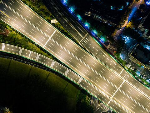 city traffic at night