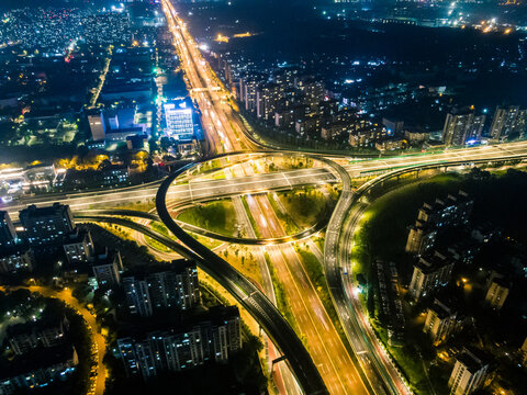 City Traffic At Night