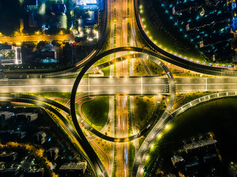city traffic at night