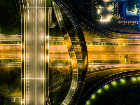 city traffic at night