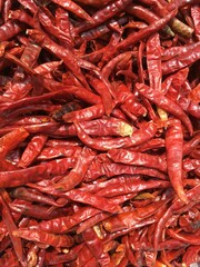 dry red chili texture