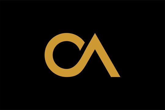Letter OA initial logo design vector.