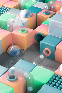 Colorful Cubes Factory