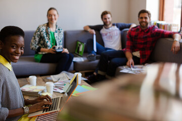 Creative business people meeting in office