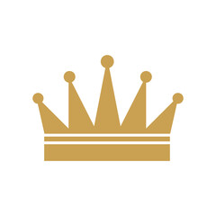Crown icon isolated on white background