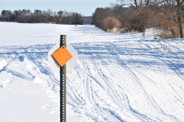 Snowmobile Trail