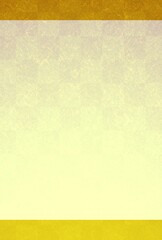 帯のある金と銀の市松模様、ハガキ比率の背景