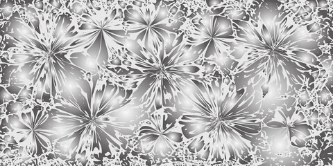 Fototapeta premium Elegant vector gray-white texture with the effect of silver abstract colors and unusual highlights. Abstract light-colored background with 3D streaks. Luxury template for your design.