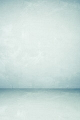 Empty green concrete room and floor background, Perspective green gradient concrete room for interior background, backdrop,  Green grunge cement room with space for product display mockup, template