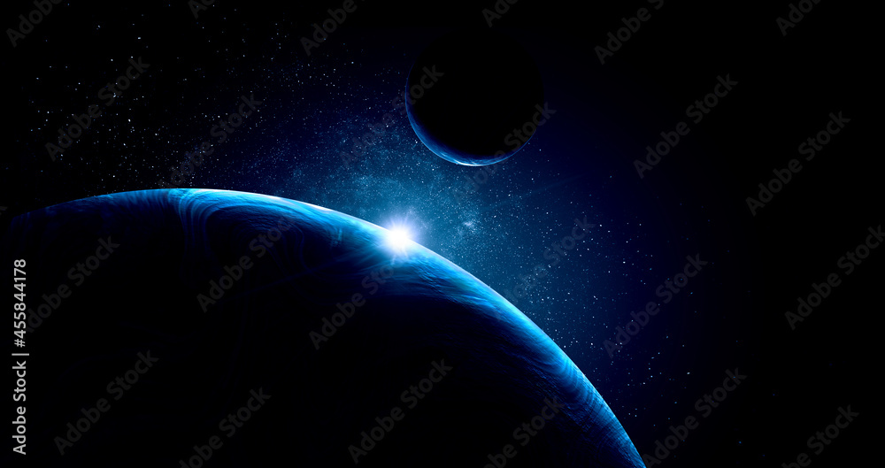 Canvas Prints image of outer space. . mixed media