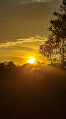 Atardecer en la selva de Morona Santiago