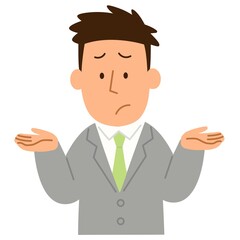 困っている男性1