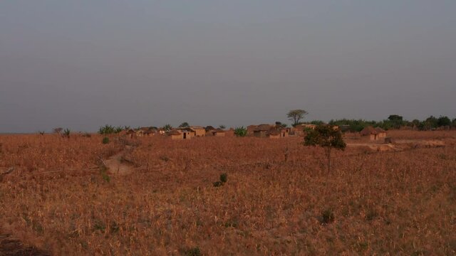 traveling front in a small African village, Angola 4