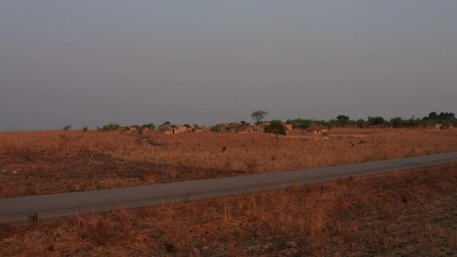 traveling front in a small African village , Angola 3