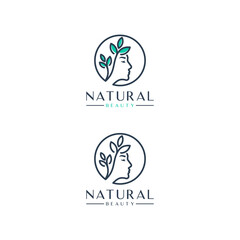 beauty women , natural , logo design inspiration