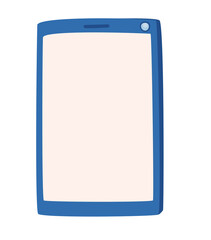 blue tablet design