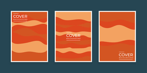Minimal cover design template. Modern curve abstract geometric  background.