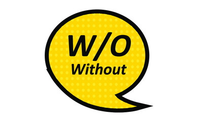 abbreviation _ Without