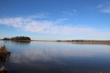 Blue On Astotin, Elk Island National Park, Alberta