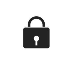 Lock and unlock icon Vector Illustration. Lock and unlock icon design