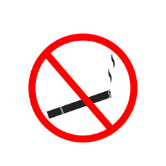 No smoking, No vaping-sign symbol