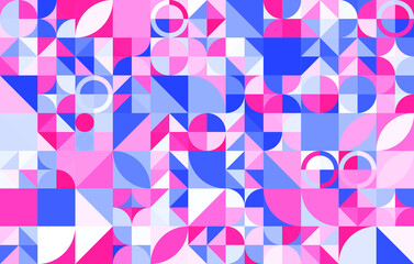 Modern shapes pattern, arrows pattern.Dynamic shapes pattern background