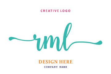 RML lettering logo is simple, easy to understand and authoritative