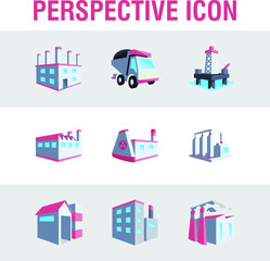 Fototapeta na wymiar Industry Icons Pack