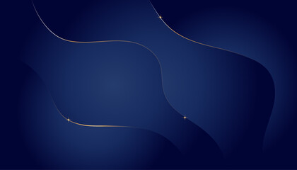 Modern dark blue abstract presentation background