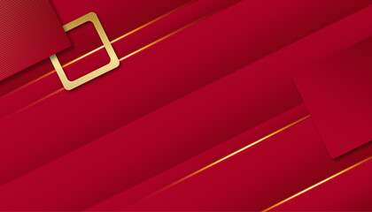 Modern luxury dark red and gold background