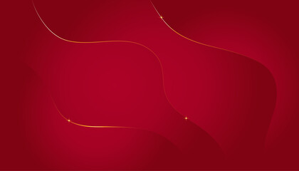 Modern luxury dark red and gold background