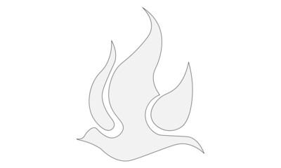 Obraz premium Christian isolated vector Illustration. Religion themed background. Design for Christianity, Church, Charity, prayer and care