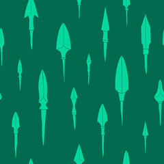 Seamless pattern with ancient Arrowheads for your project