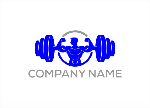 GYM Logo or Icon Design Vector Image Template