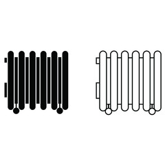 Heater outline and filled