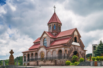 Fototapeta na wymiar Church of St. Vardan Mamikonian, Kislovodsk, Russia