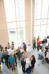 Obraz premium People talking during conference break