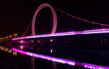 Obraz premium Lusail City Bridge