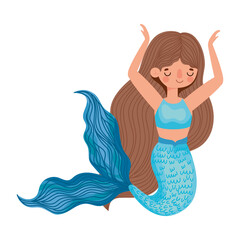 blue mermaid icon