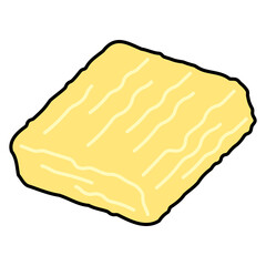 インスタント麺　Instant Noodles Vector Illustration